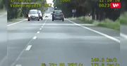 Wariat na drodze. Nagranie policji ku przestrodze