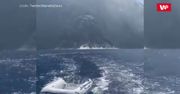 Erupcja Stromboli. Nagranie dramatycznej ucieczki na łodzi
