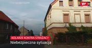 Kolarze nie przejęli się wozem strażackim