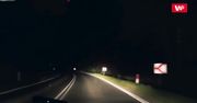 Jechał spokojnie drogą. Nagle musiał gwałtownie hamować