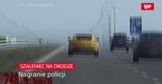 248 km/h na autostradzie A4. Zobacz nagranie z radiowozu