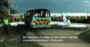 Pożar autobusu w Kolumbii. Wśród ofiar są dzieci