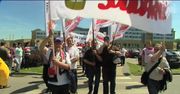 Protest związkowców w Radomsku
