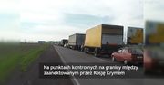 Gigantyczne korki przy wjeździe na Krym