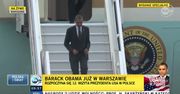 Barack Obama przyleciał do Warszawy