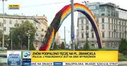 Tęcza na w Warszawie znów w ogniu