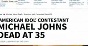 Nie żyje finalista amerykańskiego 'Idola'
