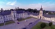 Pałac w Radzyniu Podlaskim z lotu ptaka