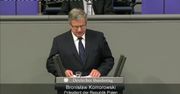 Bronisław Komorowski w Bundestagu