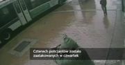 Szaleniec rzucił się na policjantów z siekierą