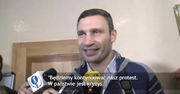 Kliczko: będziemy kontynuować protest
