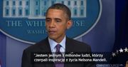 Barack Obama żegna Nelsona Mandelę