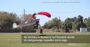 Samolot wleciał wprost w spadochron