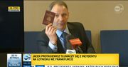 Jacek Protasiewicz o incydencie na lotnisku