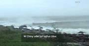 Tajfun Utor sieje spustoszenie w Chinach
