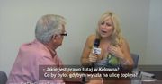 Dziennikarka rozebrała się podczas wywiadu