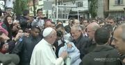 Papież Franciszek u mieszkańców  w Rio