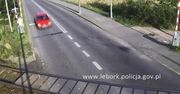 Wjechała na przejazd kolejowy