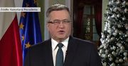 Orędzie prezydenta Bronisława Komorowskiego