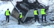 Groźny wypadek busa na Śląsku