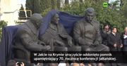 Pomnik upamiętniający 70. rocznicę konferencji jałtańskiej