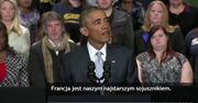 Obama: jesteśmy z Francuzami