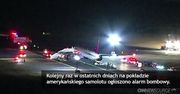 Seria alarmów bombowych w samolotach