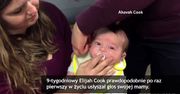 Niemowlę po raz pierwszy usłyszało głos matk