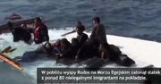 Zatonął statek z imigrantami