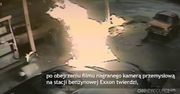 Groźny wypadek na stacji benzynowej