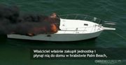 USA: jacht stanął w ogniu i zatonął