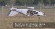 Awaryjne lądowanie awionetki
