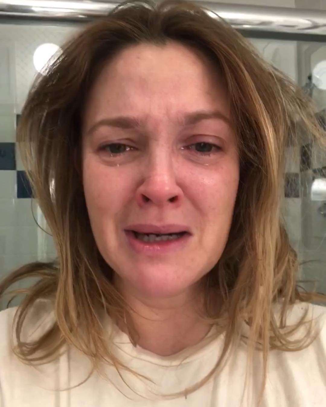 Zapłakana Drew Barrymore