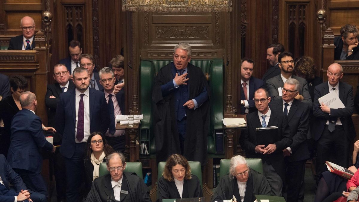 John Bercow przewodniczy obradom Izby Gmin