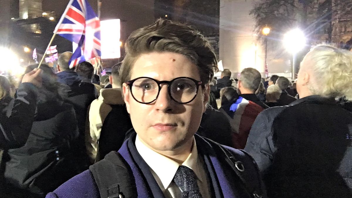 Brexit. Reporter Wirtualnej Polski i money.pl Paweł Orlikowski w Londynie