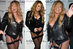 Mariah Carey świeci biustem i pupą. Co ona ma na sobie?