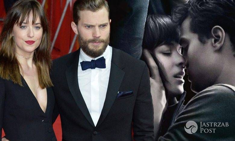 Odmieniony Jamie Dornan i Dakota Johnson na planie "Ciemniejszej strony Greya". Mamy gorące zdjęcia pocałunku!