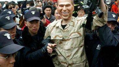 Antywojenne protesty w Korei