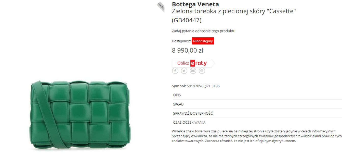 Torebka Bottega Veneta