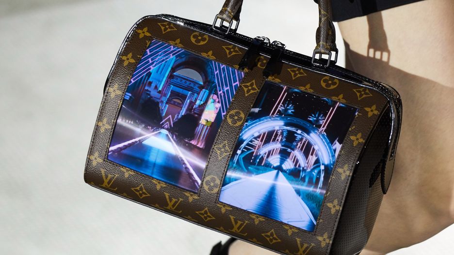 Torebka Louis Vuitton z elastycznymi ekranami AMOLED