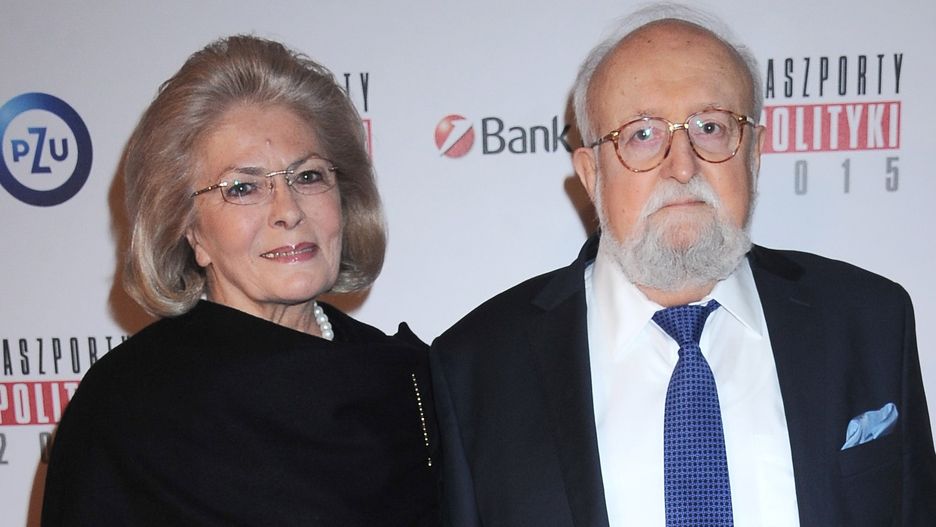 Krzysztof Penderecki i jego żona Elżbieta