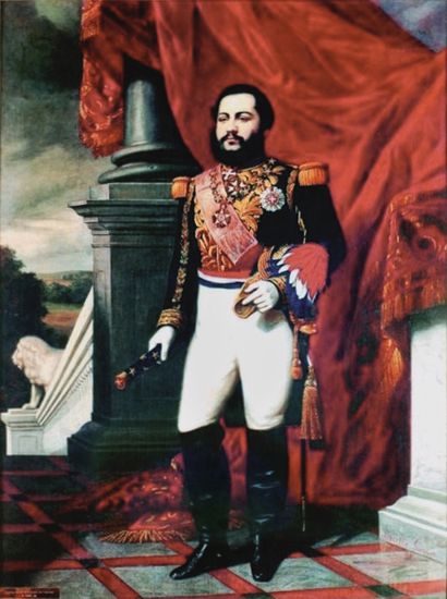 Portret Francisco Solano Lopeza z 1866 roku 