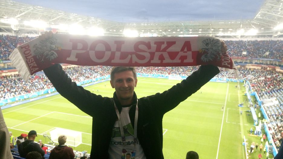Dariusz Goliasz w tym sezonie obejrzał już 60 meczów. Jego wielka pasja zaczęła się 15 lat temu