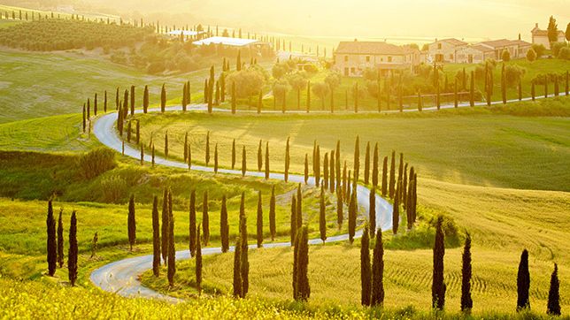 Krajobraz Włoch - Toskania