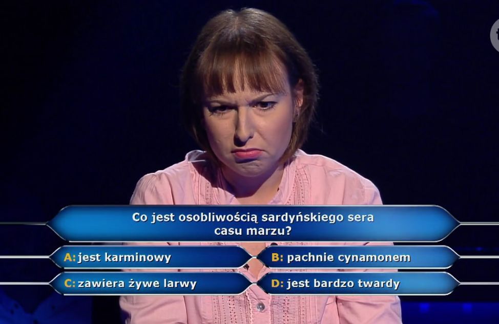 Ser z Sardynii zaskoczył uczestniczkę "Milionerów". Trudno uwierzyć, co zawiera