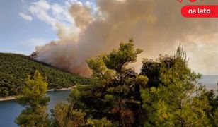 Pożar na wyspie Skopelos. "Turystom nie zagraża niebezpieczeństwo"