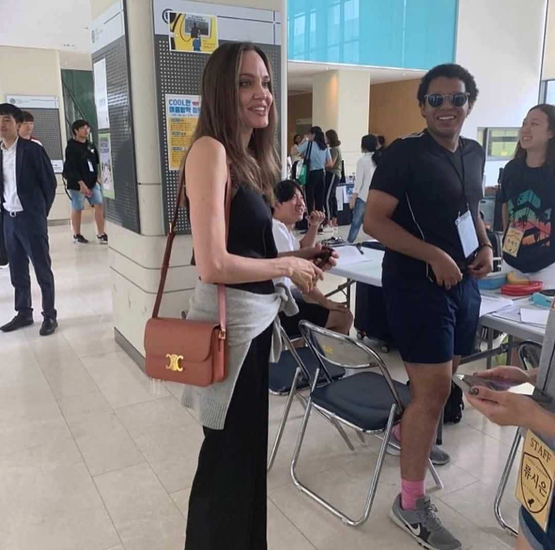 Angelina Jolie odwiedziła Uniwersytet Yonsei