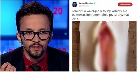 Samuel Pereira udostępnił... "c..kę na środę". Zaskakujący tweet szefa TVP.info