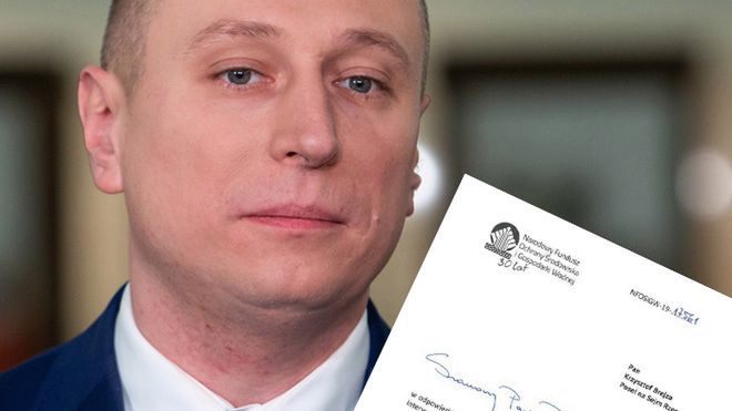 Z odpowiedzi przysłanej posłowi Krzysztofowi Brejzie wynika, że NFOŚGW jest krystalicznie uczciwy