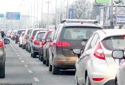 Korki nie tylko na wylotówkach. Groźnie na drogach